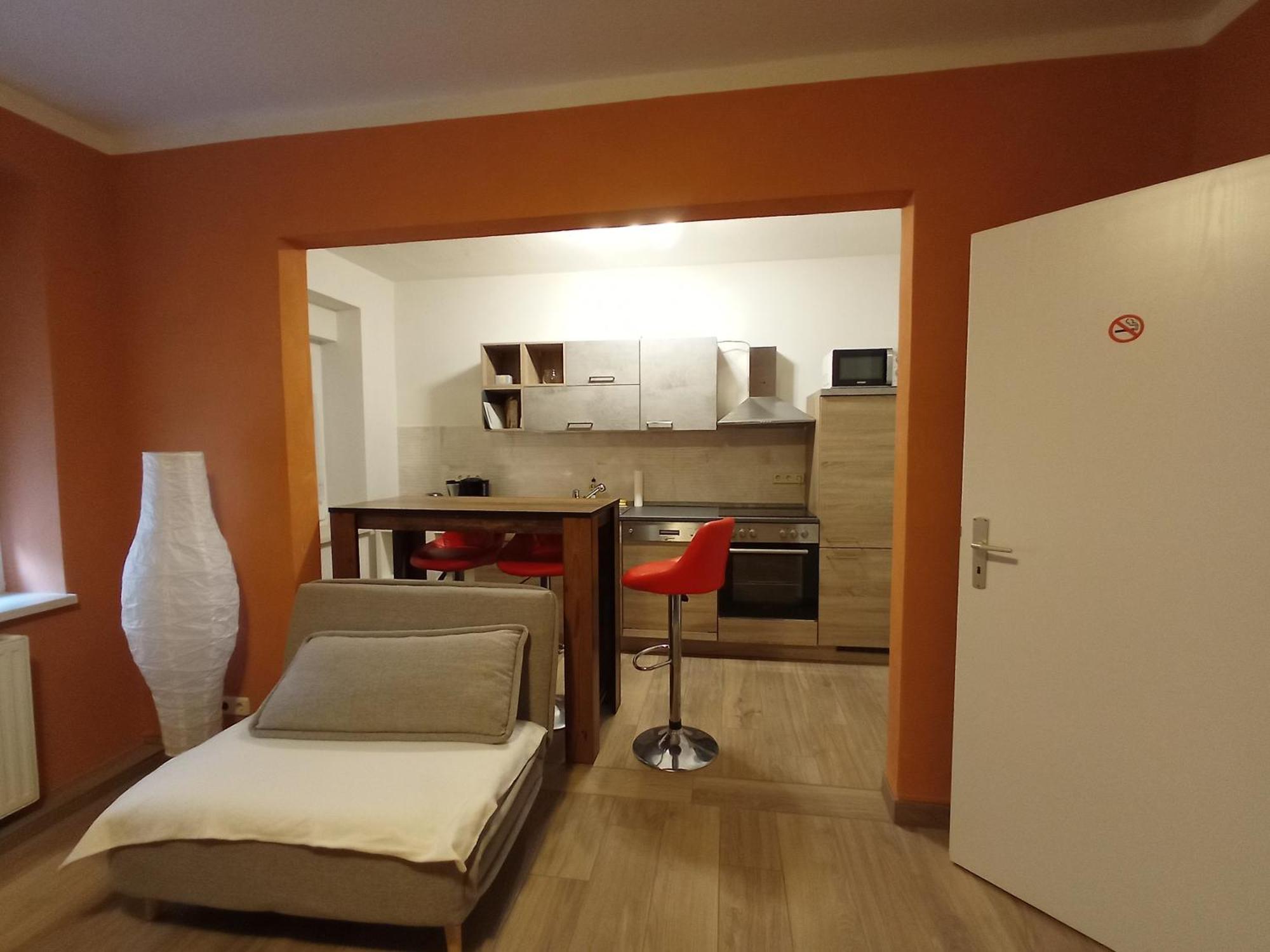 Kleine 1-Raum-Ferienwohnung Mit Hohem Komfort Teuchern Exteriér fotografie